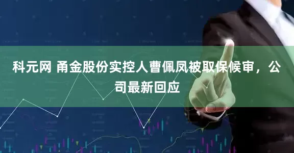 科元网 甬金股份实控人曹佩凤被取保候审，公司最新回应