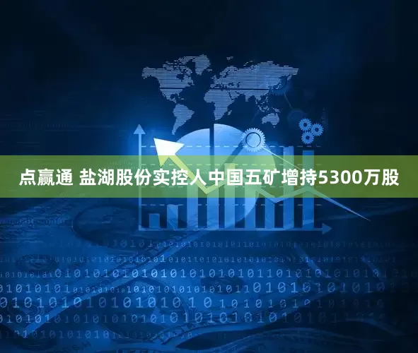 点赢通 盐湖股份实控人中国五矿增持5300万股